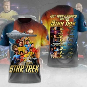 Star Trek 60th Anniversary 3D Apparel - TMTHU9191