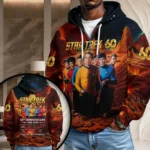 Star Trek 60th Anniversary 3D Unisex Waffle Hoodie – HOATT21101
