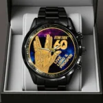 Star Trek 60th Anniversary Black Stainless Steel Watch – TMTHU9053