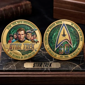 Star Trek 60th Anniversary Commemorative Coin - TMTHU9042