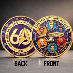 Star Trek 60th Anniversary Commemorative Coin - TMTHU9232
