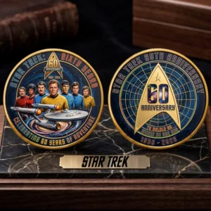Star Trek 60th Anniversary Commemorative Coin - TMTHU9233