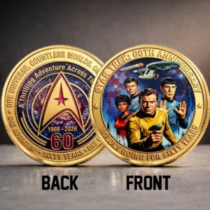 Star Trek 60th Anniversary Commemorative Coin - TMTHU9557