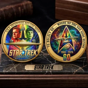 Star Trek 60th Anniversary Commemorative Coin - TMTHU9558