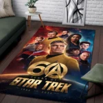 Star Trek 60th Anniversary Rectangular Rug – TMTHU9351