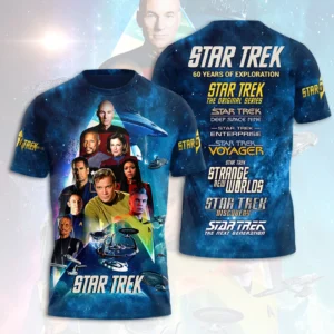 Star Trek 60th Anniversary 3D Apparel - HOATT20785