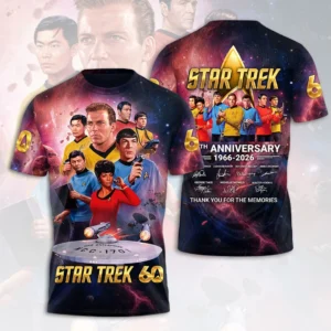 Star Trek 60th Anniversary 3D Apparel - HOATT21224
