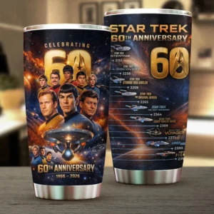 Star Trek 60th Anniversary Anniversary Tumbler Cup - TMTHU9309