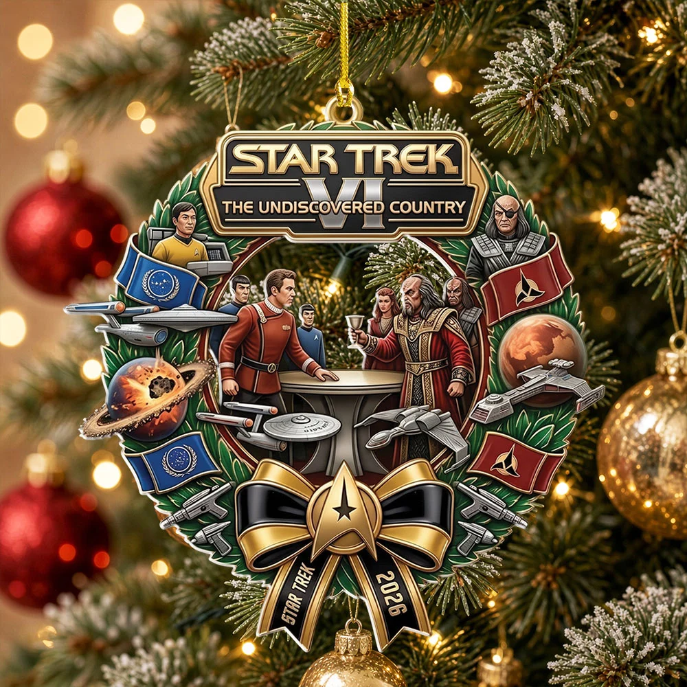 Star Trek VI: The Undiscovered Country Custom Shape 2-side Printed Acrylic Ornament - TMTHU9686