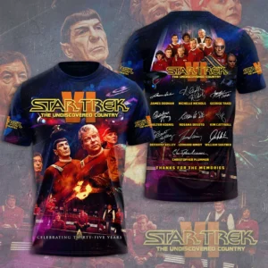 Star Trek VI: The Undiscovered Country 35th Anniversary 3D Apparel - TMTHU9185