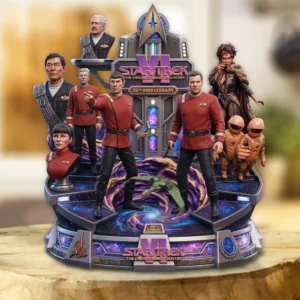 Star Trek VI: The Undiscovered Country 35th Anniversary Custom Shape Acrylic Plaque - TMTHU9236