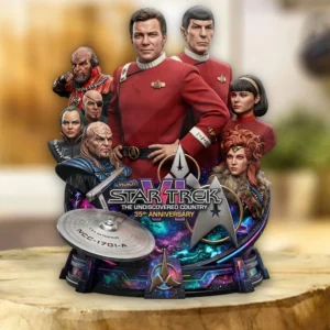 Star Trek VI: The Undiscovered Country 35th Anniversary Custom Shape Acrylic Plaque - TMTHU9237