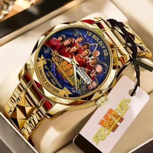 Star Trek VI: The Undiscovered Country 35th Anniversary Alloy Luxury Quartz Watch - TMTHU9066