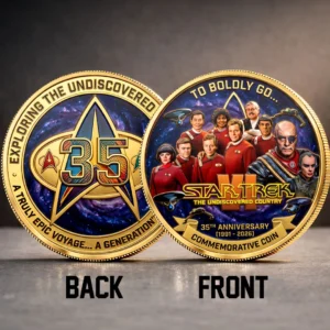 Star Trek VI: The Undiscovered Country 35th Anniversary Commemorative Coin - TMTHU9043
