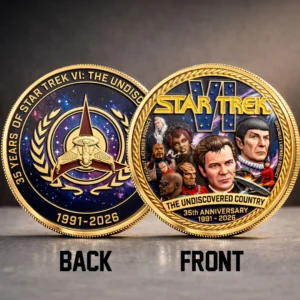 Star Trek VI: The Undiscovered Country 35th Anniversary Commemorative Coin - TMTHU9067
