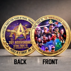 Star Trek VI: The Undiscovered Country 35th Anniversary Commemorative Coin - TMTHU9206