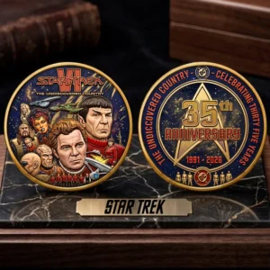 Star Trek VI: The Undiscovered Country 35th Anniversary Commemorative Coin - TMTHU9211