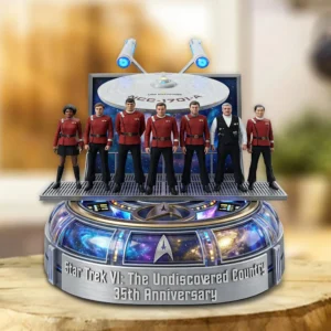 Star Trek VI: The Undiscovered Country 35th Anniversary Custom Shape Acrylic Plaque - TMTHU9311