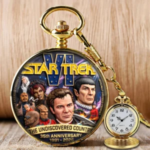 Star Trek VI: The Undiscovered Country 35th Anniversary Pocket Watch - TMTHU9188