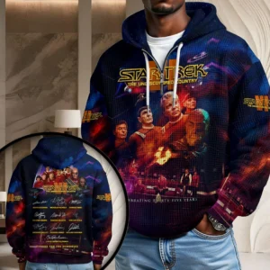 Star Trek VI: The Undiscovered Country 35th Anniversary 3D Unisex Waffle Hoodie - TMTHU9279 (Copy)