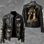 Star Wars 50th Anniversary 2027 Motorcycle Leather Jacket – TMTHU9056