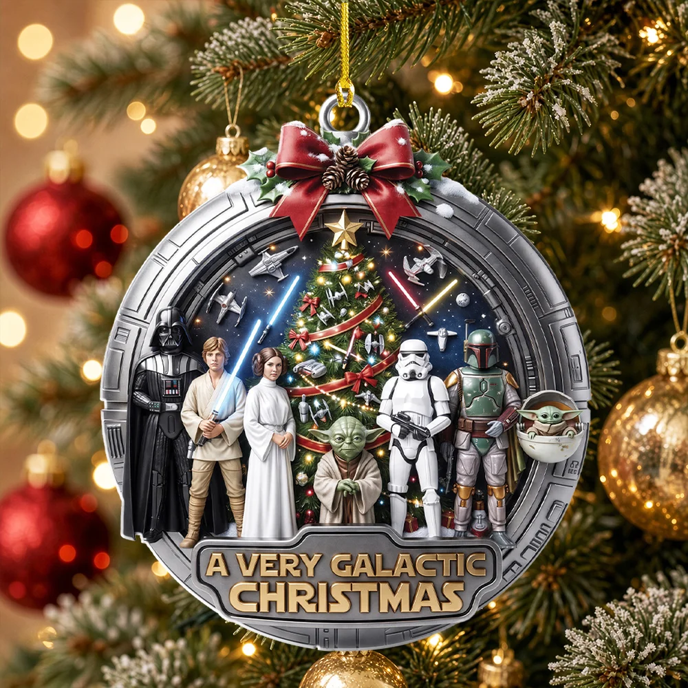 Star Wars 50th Anniversary Custom Shape 2-side Printed Acrylic Ornament - TMTHU9687