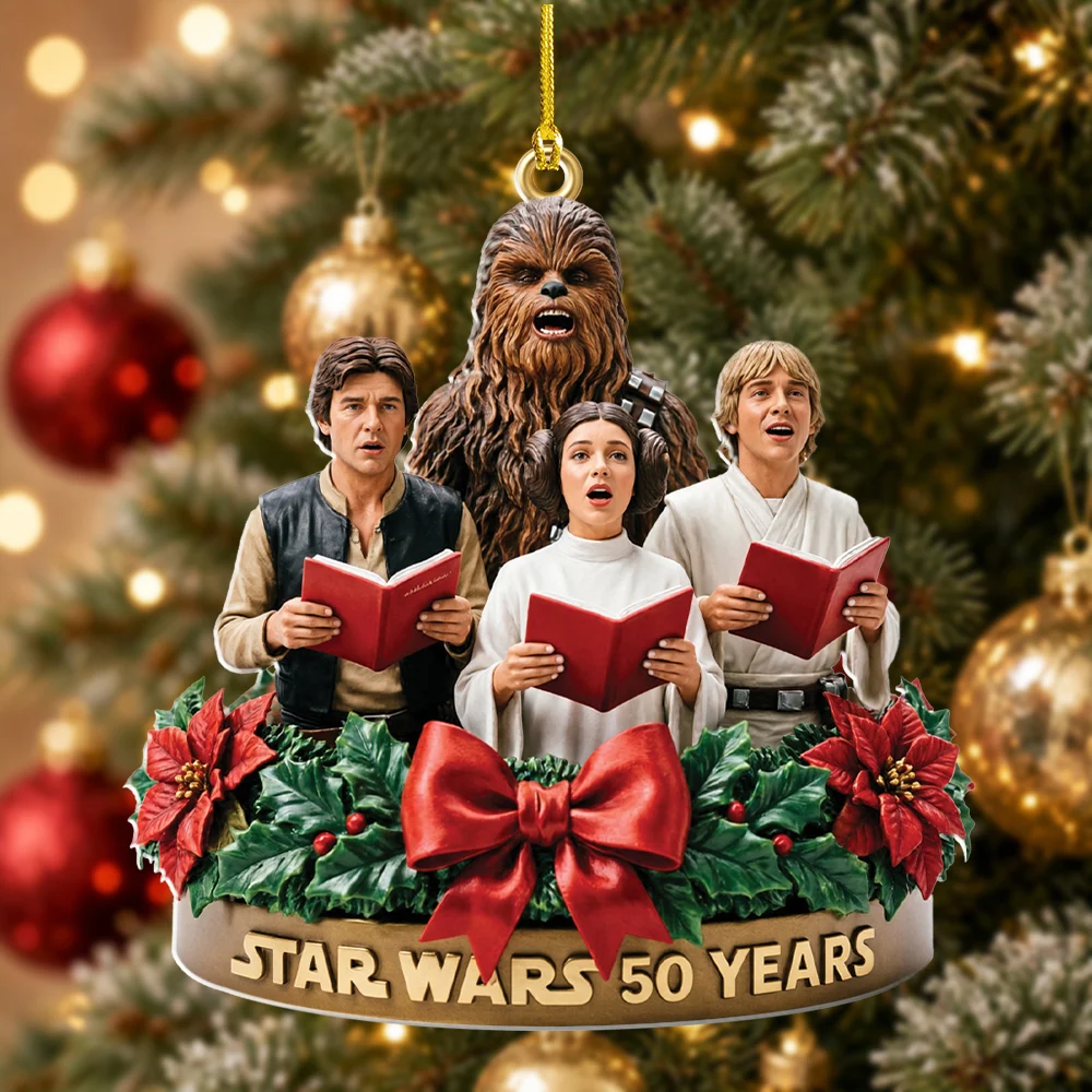 Star Wars 50th Anniversary Custom Shape 2-side Printed Acrylic Ornament - TMTHU9688