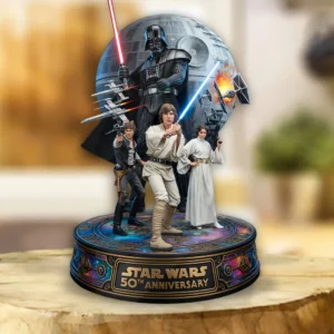 Star Wars 50th Anniversary Custom Shape Acrylic Plaque - TMTHU9062