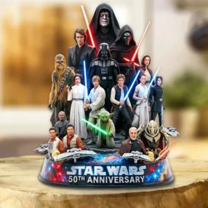 Star Wars 50th Anniversary Custom Shape Acrylic Plaque - TMTHU9208
