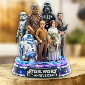 Star Wars 50th Anniversary Custom Shape Acrylic Plaque - TMTHU9209