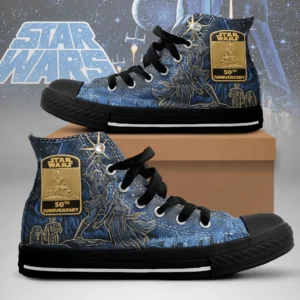 Star Wars 50th Anniversary High Top Canvas Shoes – TMTHU9317