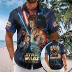 Star Wars 50th Anniversary Short Sleeve Button-Down Shirt – TMTHU9084