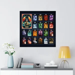 Star Wars 50th Anniversary Square Canvas With Inner Frame - TMTHU9376