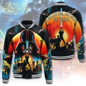 Star Wars 50th Anniversary Varsity Jacket - TMTHU9380