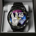 Star Trek 60th Anniversary Black Stainless Steel Watch – TANTN25775
