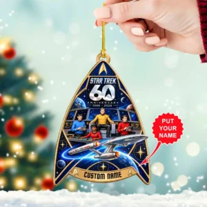 Personalized Star Trek 60th Anniversary Custom Shape 2-side Printed Acrylic Ornament - TANTN25759