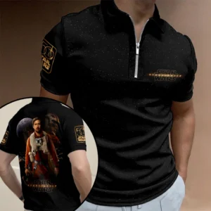 Star Wars Starfighter 2027 Zip Polo Shirt - TANTN25474