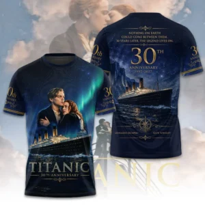 Titanic 30th Anniversary 3D Apparel - TMTHU9023