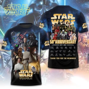 Star Wars 50th Anniversary 3D Apparel - TMTHU9083