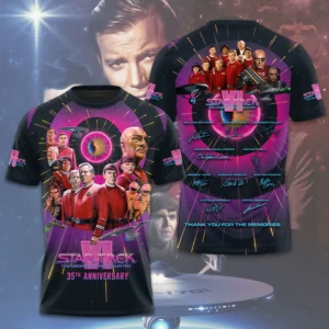 Star Trek VI: The Undiscovered Country 35th Anniversary 3D Apparel - TMTHU9187
