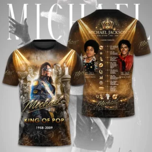 Michael Jackson 3D Apparel - TMTHU9492