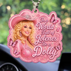Dolly Parton Custom Shape 2-sided Acrylic Car Ornament - TANTN25346