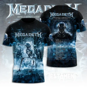 Megadeth Tour 2027 3D Apparel - TANTN25390