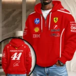 Scuderia Ferrari x Lewis Hamilton Monza Grand Prix 2026 3D Unisex Waffle Hoodie – TANTN25440