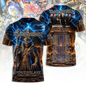 Iron Maiden Tour 2026 3D Apparel - TANTN25455
