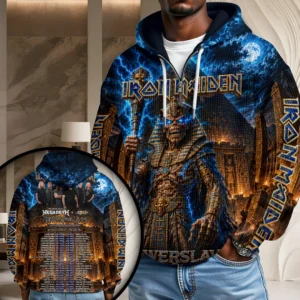 Iron Maiden Tour 2026 3D Unisex Waffle Hoodie - TANTN25456