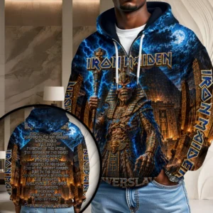 Iron Maiden Tour 2026 3D Unisex Waffle Hoodie - TANTN25458