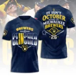 Milwaukee Brewers 2026 NL Central Division Champions 3D Apparel – TANTN25614