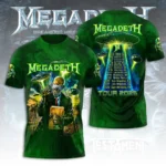 Megadeth Tour 2026 3D Apparel – TANTN25620