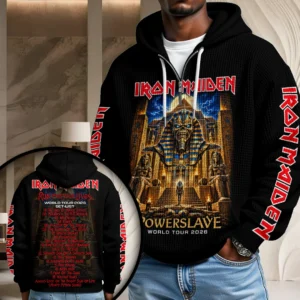 Iron Maiden Tour 2026 3D Unisex Waffle Hoodie - TANTN25715